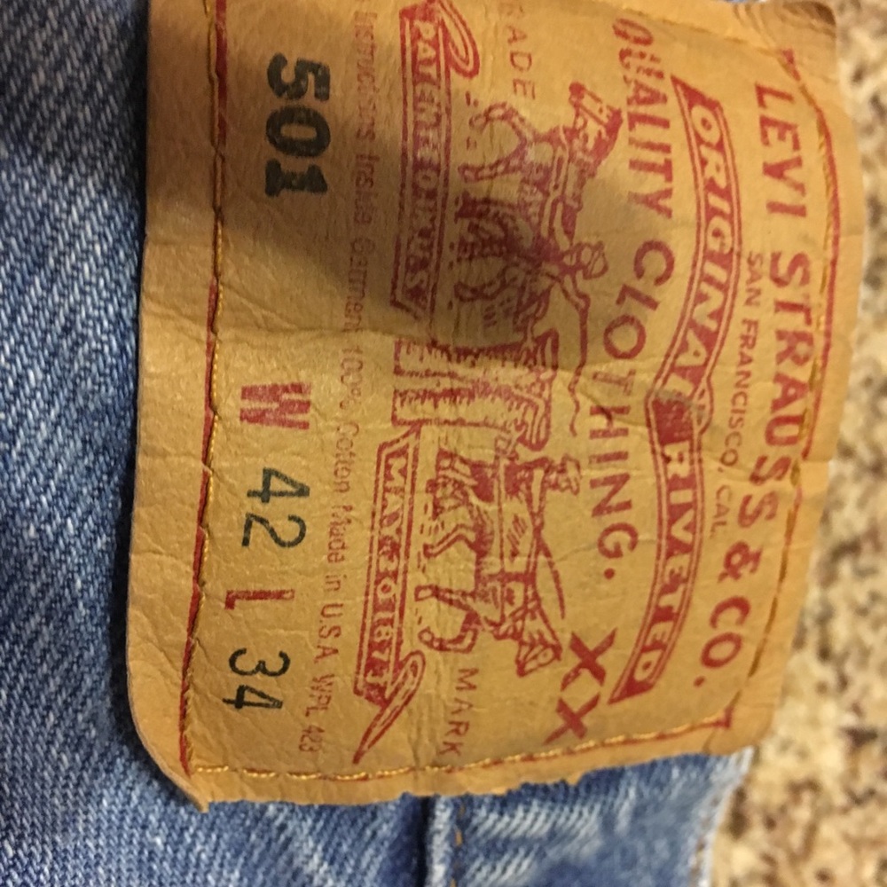 Men’s Levi Jeans